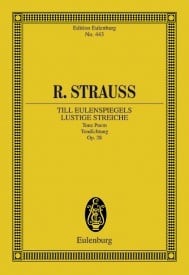 Strauss: Till Eulenspiegels lustige Streiche Opus 28 (Study Score) published by Eulenburg
